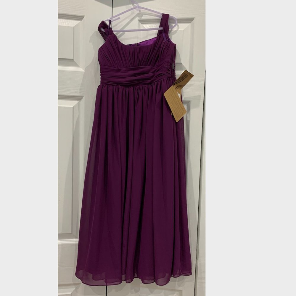 Size 10 Purple Chiffon Light in the Box Dress